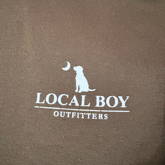 Local Boy Outfitters Men's Tan Hoodie - Picture 2 of 4